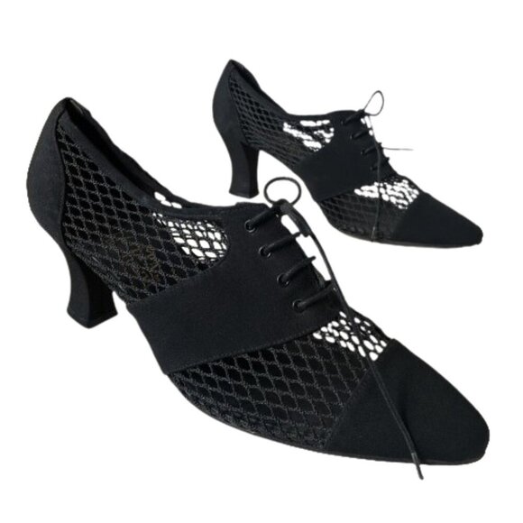 Vintage Borgo Degli ULjvi Italian made leather perforated mesh  shoes lace ups - Picture 3 of 14